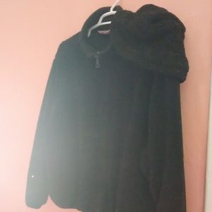 Backpack woolen Jacket and hat set.